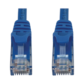 Eaton Cat6a 10G Snagless Molded UTP Ethernet Cable (RJ45 M/M), PoE, Blue, 7 ft. (2.1 m) — Being Shipped