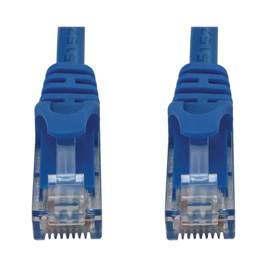 Eaton Cat6a 10G Snagless Molded UTP Ethernet Cable (RJ45 M/M), PoE, Blue, 7 ft. (2.1 m) — Being Shipped