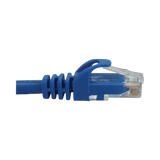 Eaton Cat6a 10G Snagless Molded UTP Ethernet Cable (RJ45 M/M), PoE, Blue, 7 ft. (2.1 m) — Being Shipped
