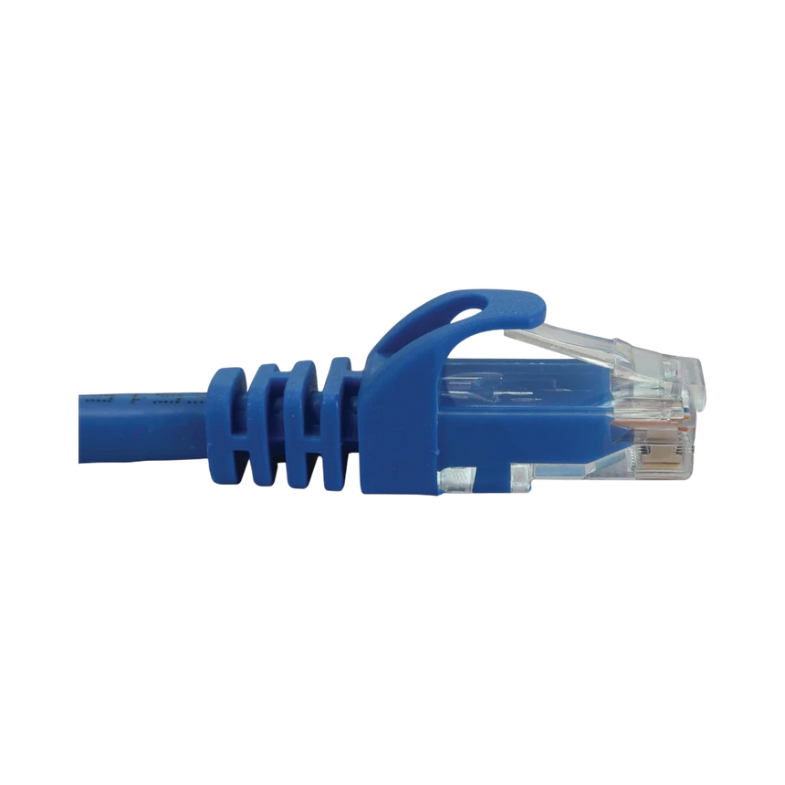 Eaton Cat6a 10G Snagless Molded UTP Ethernet Cable (RJ45 M/M), PoE, Blue, 7 ft. (2.1 m) — Being Shipped
