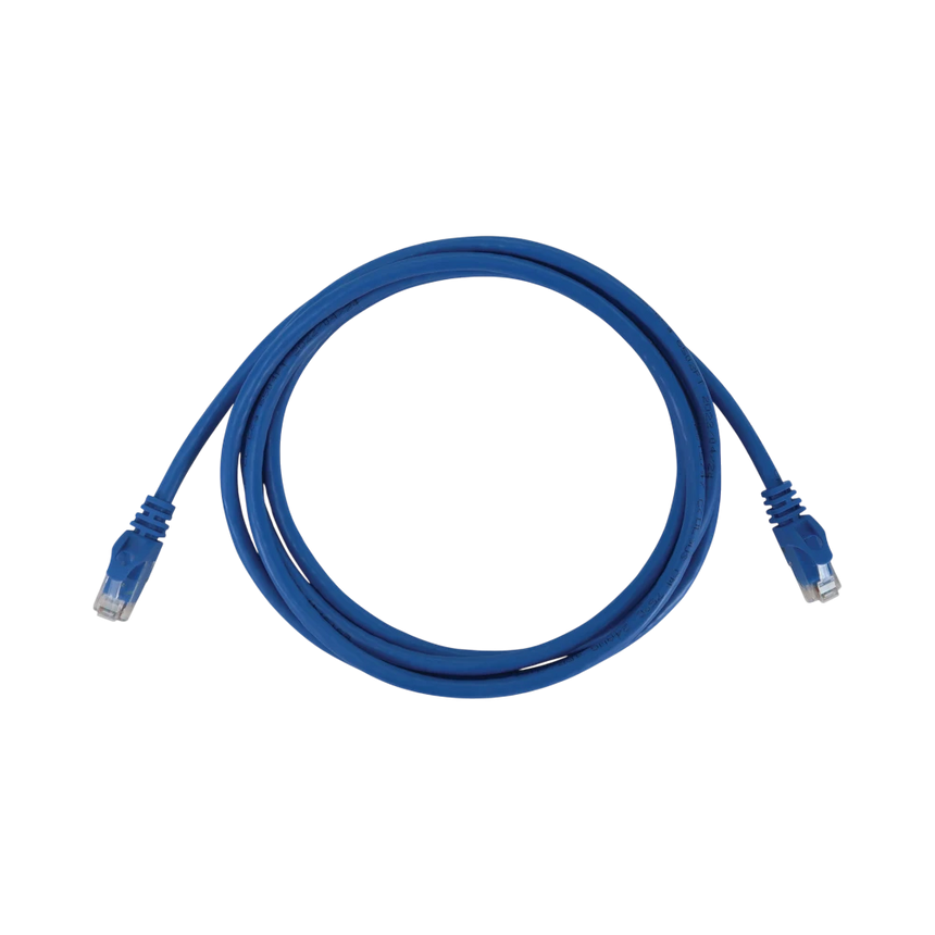 Eaton Cat6a 10G Snagless Molded UTP Ethernet Cable (RJ45 M/M), PoE, Blue, 7 ft. (2.1 m) — Being Shipped
