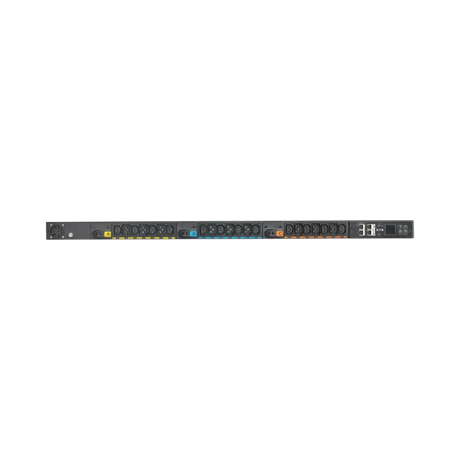 Eaton Managed Rack PDU G4, 0U, 41U, Universal Input, 5-23kW, 16-55A, 200-415V, 42 Outlets (24)C13 (18)C39, Front Entry Power Cord — Being Shipped