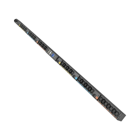 Eaton Managed Rack PDU G4, 0U, 41U, Universal Input, 5-23kW, 16-55A, 200-415V, 42 Outlets (24)C13 (18)C39, Front Entry Power Cord — Being Shipped