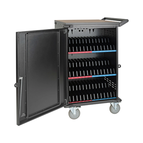 Eaton 48-Device AC Mobile Charging Cart For Laptops & Chromebooks, 120V, NEMA 5-15P, 10 ft. (3.05 m) Cord, Black — Being Shipped