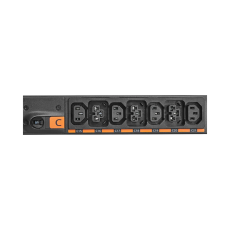 Eaton 3-Phase Managed Rack PDU G4, 208V, 42 Outlets, 24A, 8.6kW, L15-30 Input, 10ft. Cord, 0U Vertical — Being Shipped
