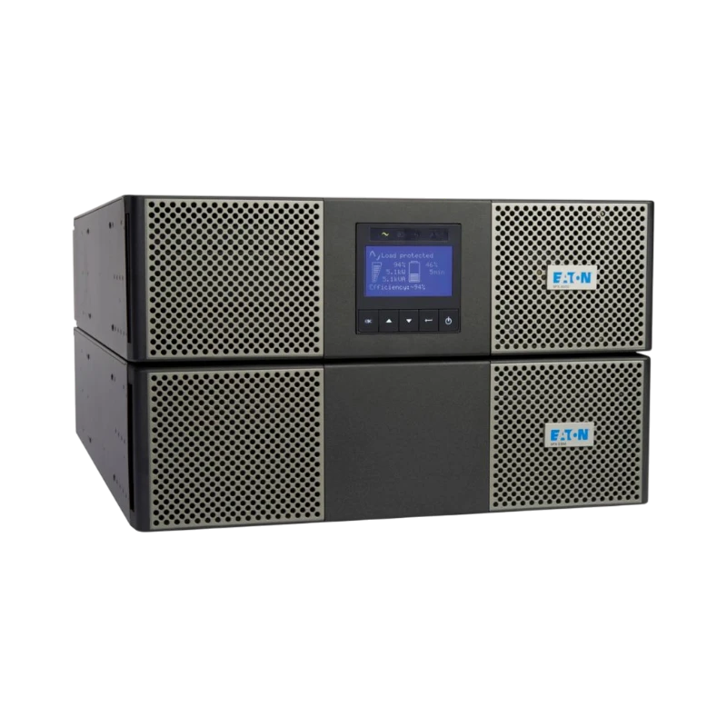 Eaton 9PX UPS, Network Card Included, 6U, 6000 VA, 5400 W, Hardwired Input, Outputs: Hardwired, 120/240V — Being Shipped