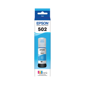 Epson T502 Cyan EcoTank Ink Bottle (70mL) — Being Shipped