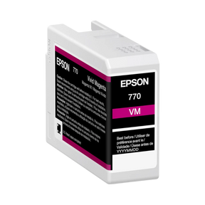 Epson 770 UltraChrome PRO10 Vivid Magenta Ink Cartridge (25mL) — Being Shipped