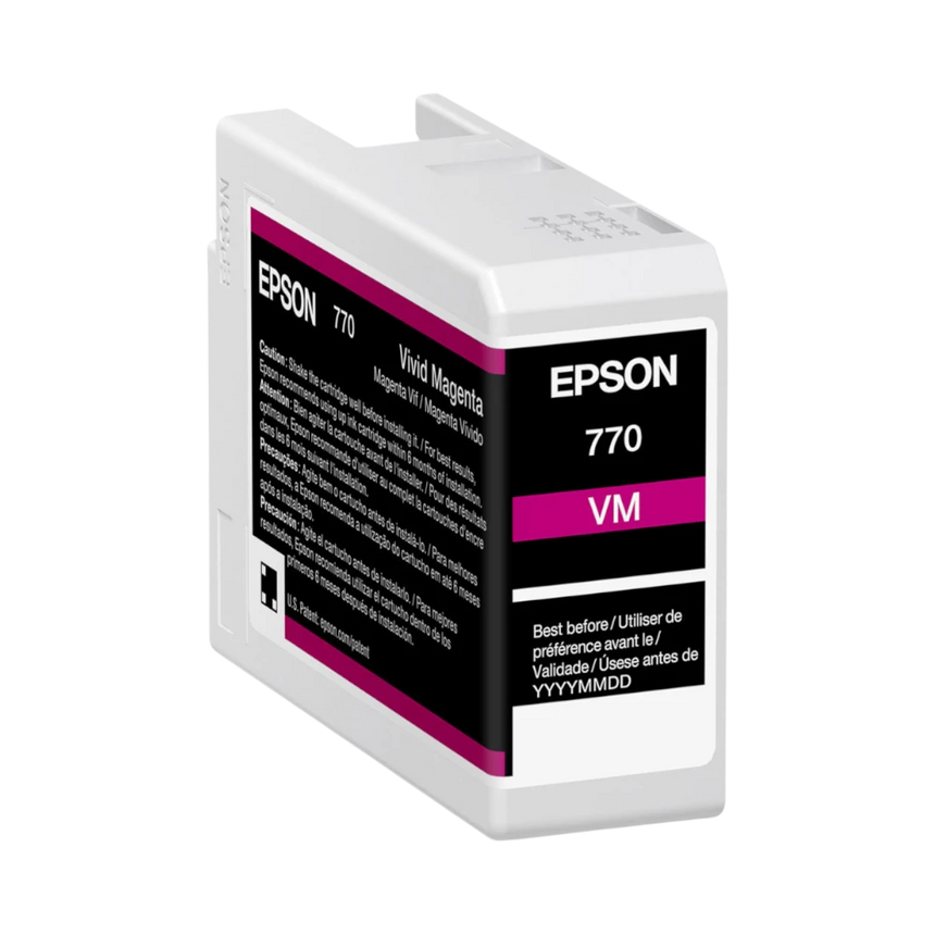 Epson 770 UltraChrome PRO10 Vivid Magenta Ink Cartridge (25mL) — Being Shipped