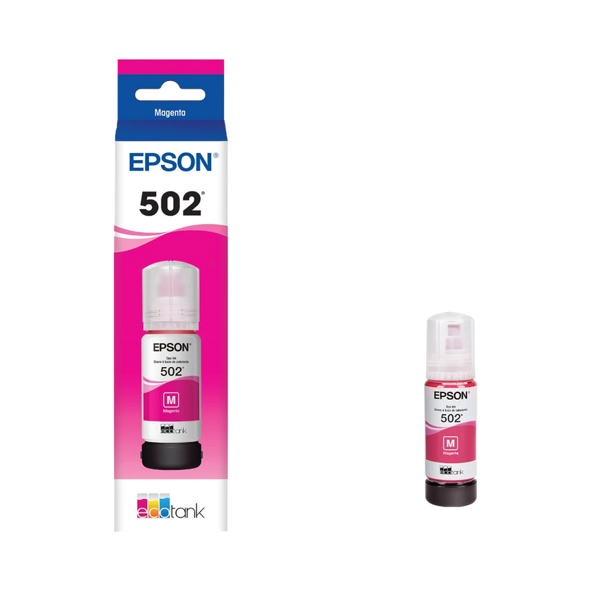 Epson T502 Magenta EcoTank Ink Bottle (70mL) — Being Shipped