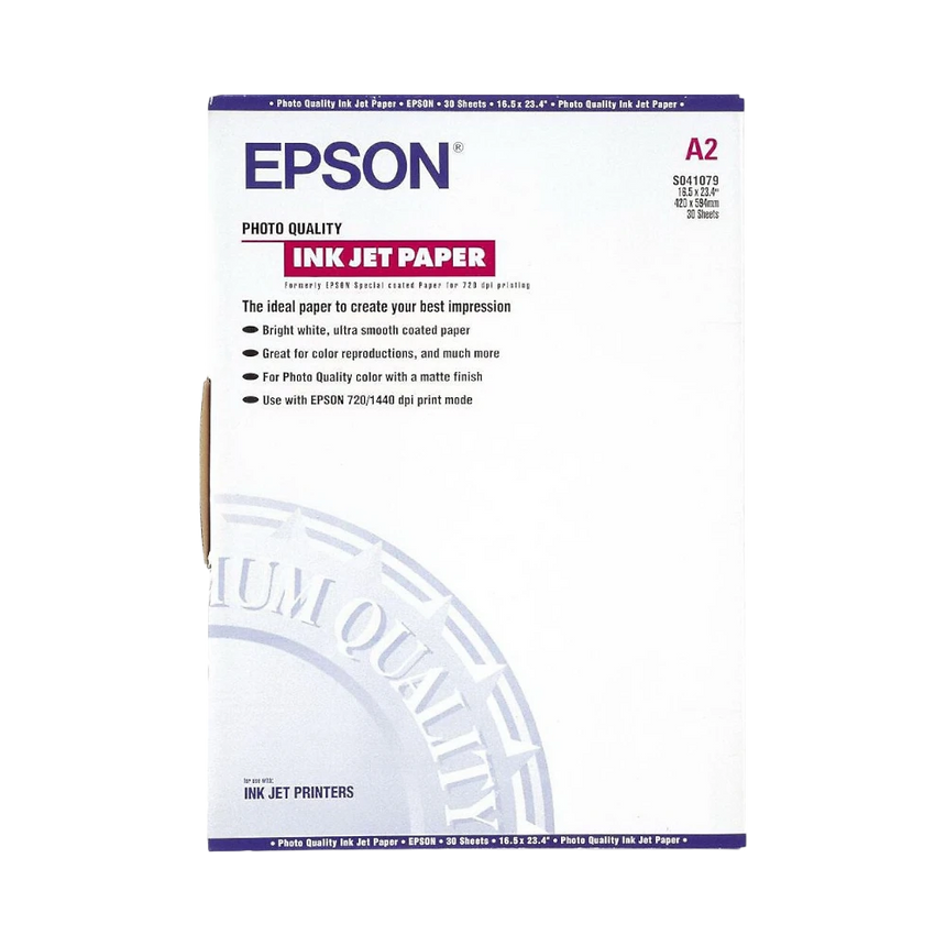 Epson Presentation Paper Matte (A2 16.5 x 23.4", 30 Sheets) — Being Shipped