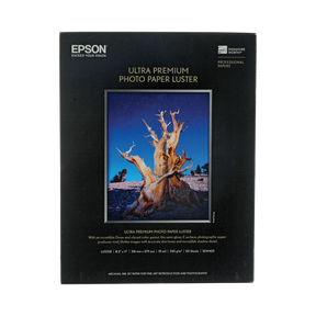 Epson Ultra Premium Luster Photo Paper (8.5 x 11", 50 Sheets) — Being Shipped