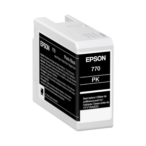 Epson 770 UltraChrome PRO10 Photo Black Ink Cartridge (25mL) — Being Shipped