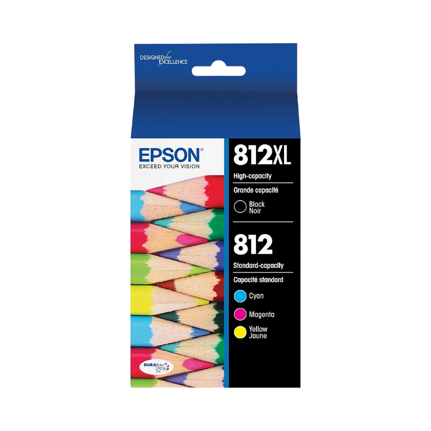 Epson T812 High Capacity Black & Standard Capacity Color Combo Pack — Being Shipped