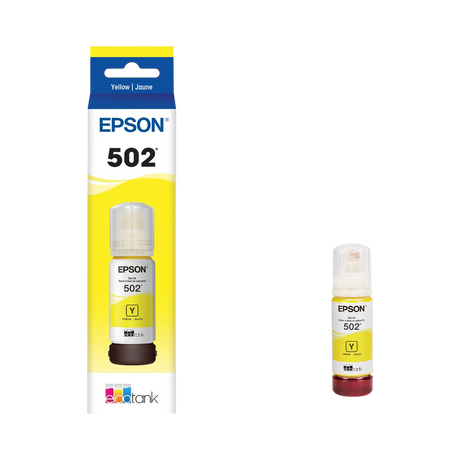 Epson T502 Yellow EcoTank Ink Bottle (70mL) — Being Shipped