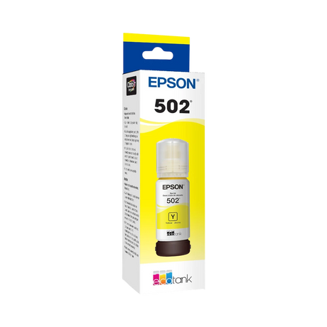 Epson T502 Yellow EcoTank Ink Bottle (70mL) — Being Shipped