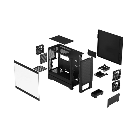 Fractal Design Pop Air Mid-Tower Case (Black with Tempered Glass Window) — Being Shipped