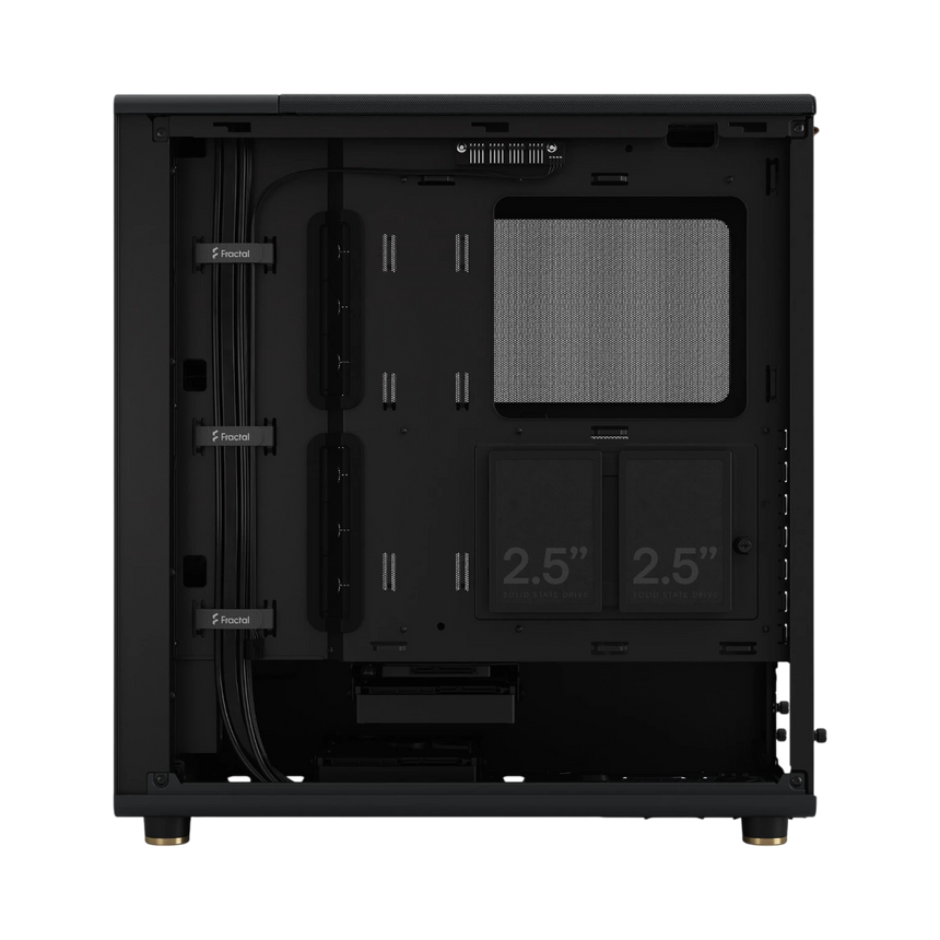 Fractal Design North Mid-Tower Case with Mesh Side Panel (Charcoal Black) — Being Shipped