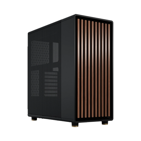 Fractal Design North Mid-Tower Case with Mesh Side Panel (Charcoal Black) — Being Shipped