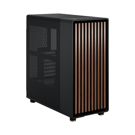 Fractal Design North Mid-Tower Case with Mesh Side Panel (Charcoal Black) — Being Shipped