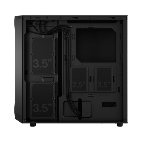 Fractal Design Focus 2 Mid-Tower Case (Black Solid) — Being Shipped