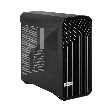 Fractal Design Torrent Mid-Tower Case (Black, Light Tinted Tempered Glass) — Being Shipped