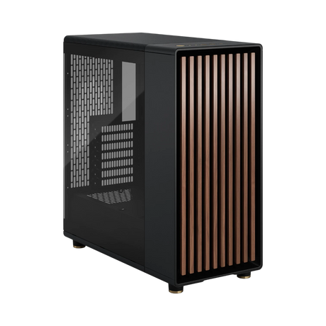 Fractal Design North Mid-Tower Case (Charcoal Black, Dark Tinted Glass) — Being Shipped