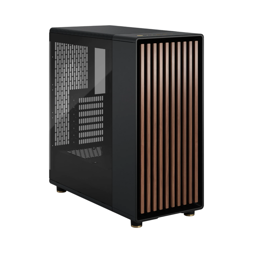 Fractal Design North Mid-Tower Case (Charcoal Black, Dark Tinted Glass) — Being Shipped