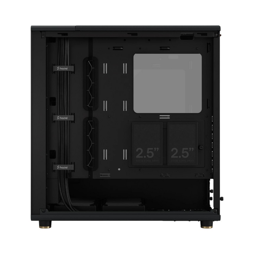 Fractal Design North Mid-Tower Case (Charcoal Black, Dark Tinted Glass) — Being Shipped