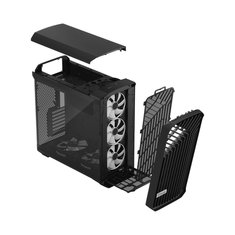 Fractal Design Torrent RGB Mid-Tower Case (Black, Light Tinted Tempered Glass) — Being Shipped