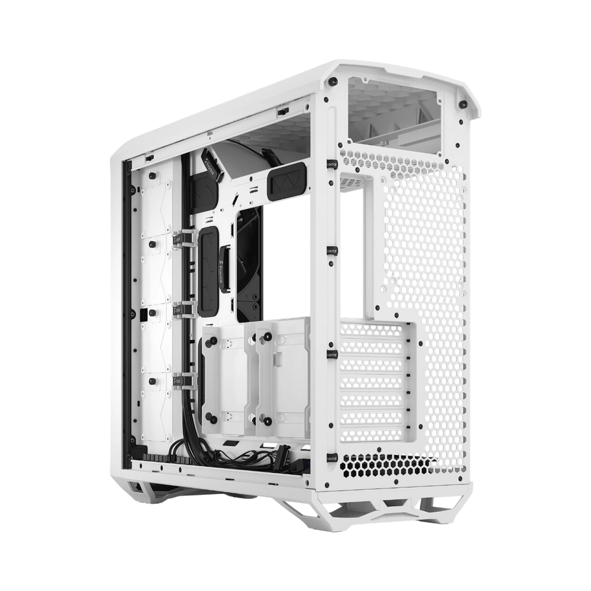 Fractal Design Torrent Mid-Tower Case (White, Clear Tempered Glass) — Being Shipped