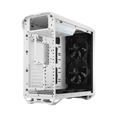 Fractal Design Torrent Mid-Tower Case (White, Clear Tempered Glass) — Being Shipped