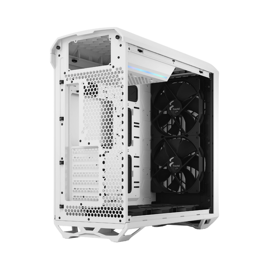 Fractal Design Torrent Mid-Tower Case (White, Clear Tempered Glass) — Being Shipped
