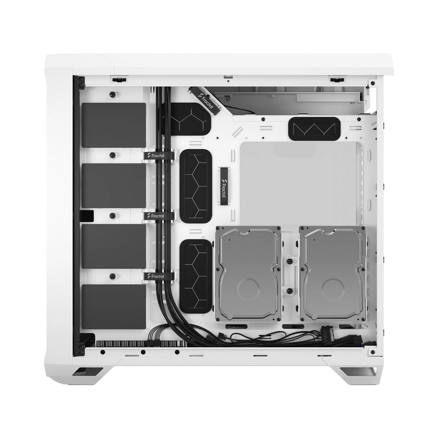 Fractal Design Torrent Mid-Tower Case (White, Clear Tempered Glass) — Being Shipped