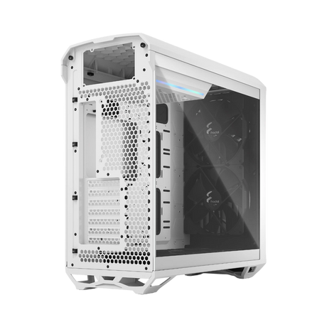 Fractal Design Torrent Mid-Tower Case (White, Clear Tempered Glass) — Being Shipped