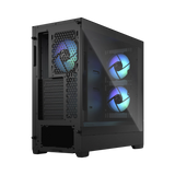 Fractal Design Pop Air RGB Mid-Tower Case (Black Tempered Glass, Clear Tint) — Being Shipped
