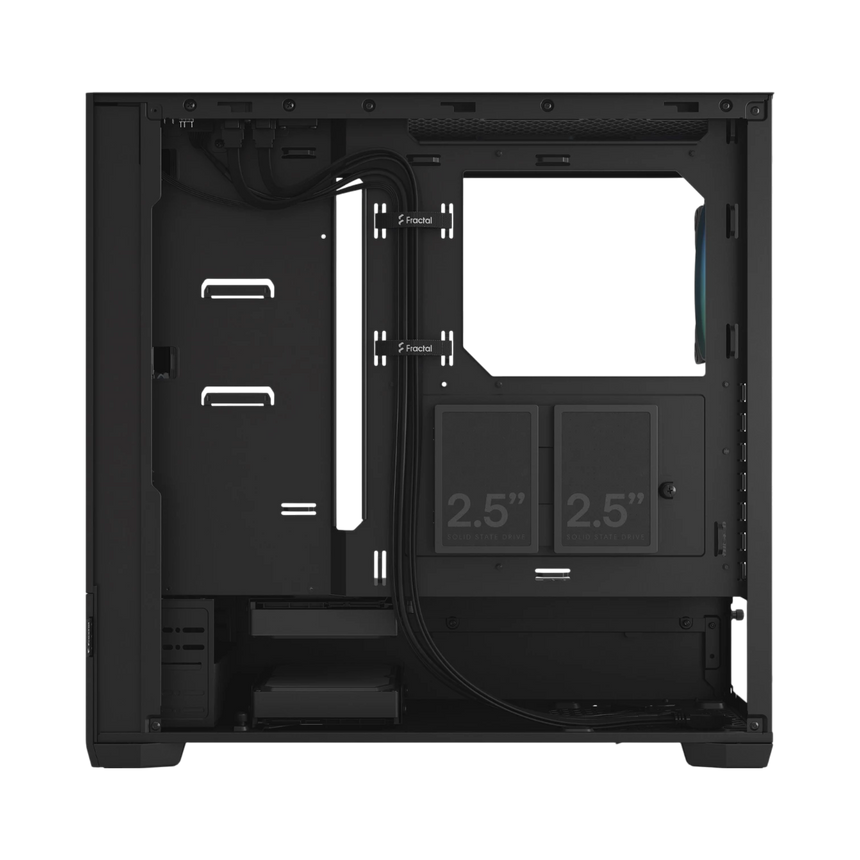 Fractal Design Pop Air RGB Mid-Tower Case (Black Tempered Glass, Clear Tint) — Being Shipped