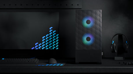 Fractal Design Pop Air RGB Mid-Tower Case (Black Tempered Glass, Clear Tint) — Being Shipped