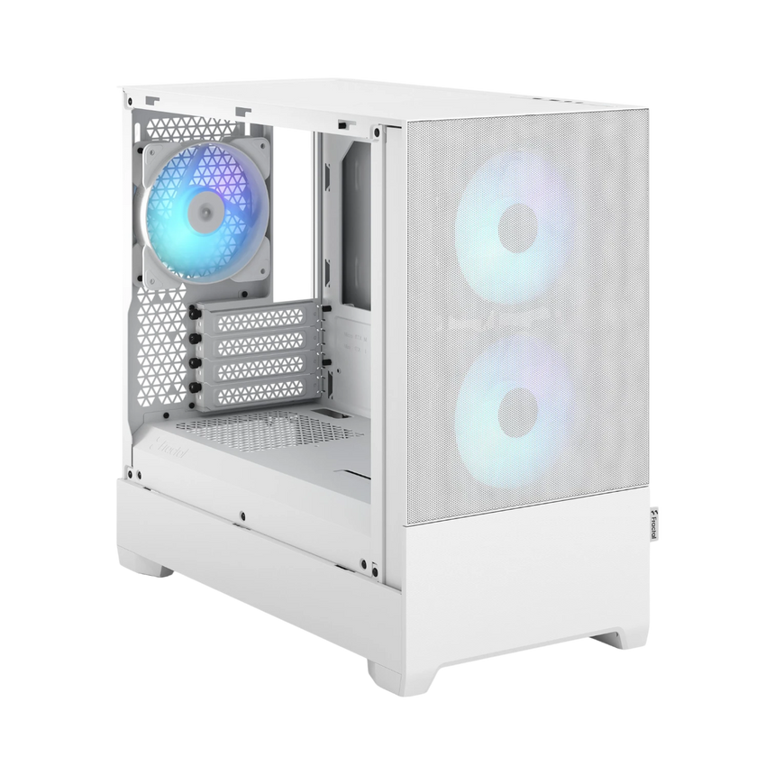 Fractal Design Pop Mini Air Case (White, Clear Glass) — Being Shipped