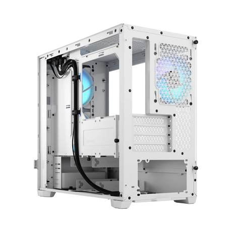 Fractal Design Pop Mini Air Case (White, Clear Glass) — Being Shipped
