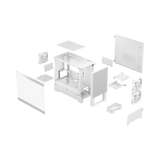 Fractal Design Pop Mini Air Case (White, Clear Glass) — Being Shipped