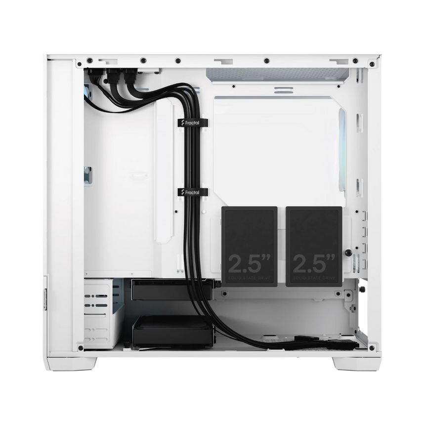 Fractal Design Pop Mini Air Case (White, Clear Glass) — Being Shipped