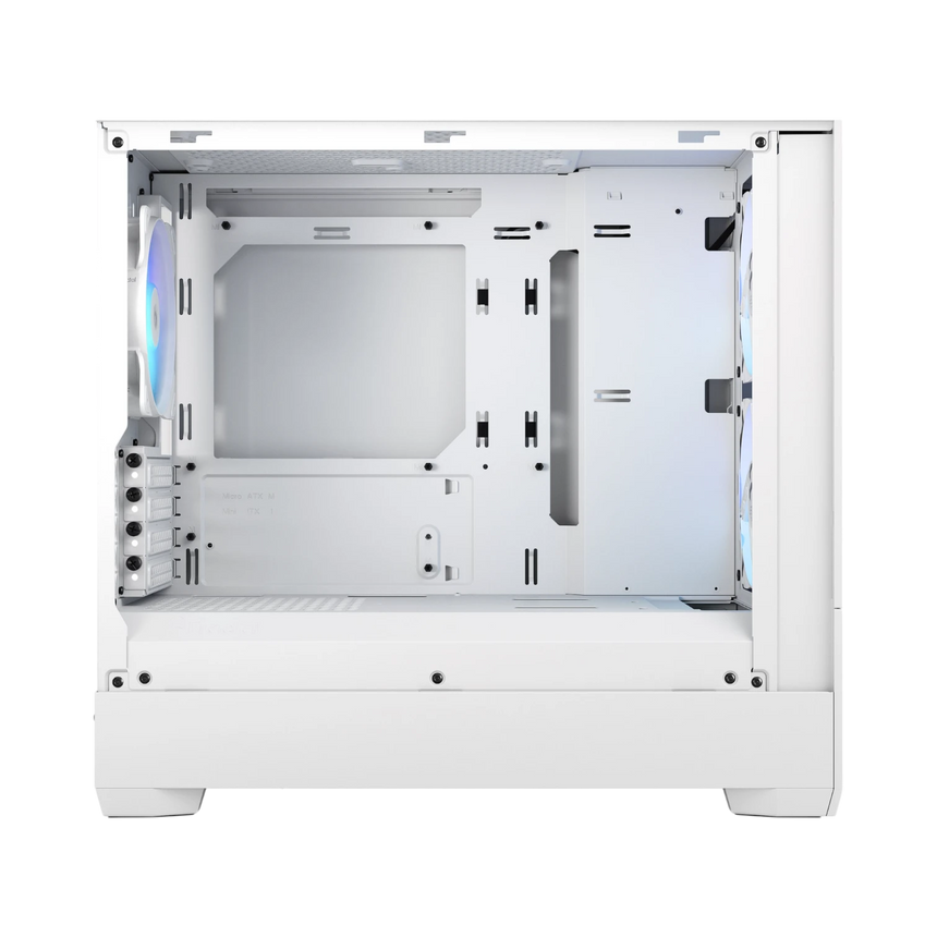 Fractal Design Pop Mini Air Case (White, Clear Glass) — Being Shipped