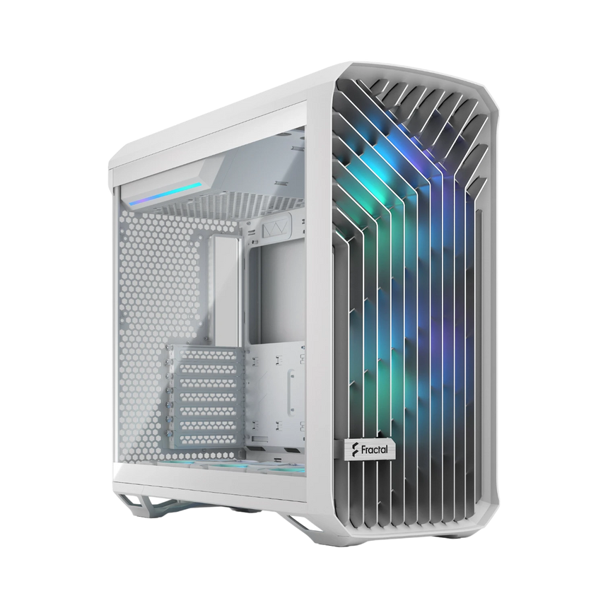 Fractal Design Torrent RGB Mid-Tower Case (White, Clear Tempered Glass) — Being Shipped