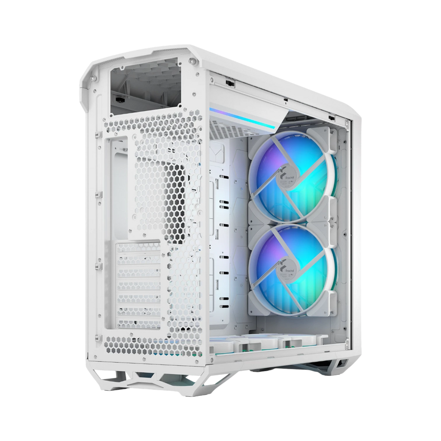 Fractal Design Torrent RGB Mid-Tower Case (White, Clear Tempered Glass) — Being Shipped