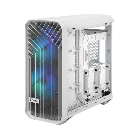 Fractal Design Torrent RGB Mid-Tower Case (White, Clear Tempered Glass) — Being Shipped