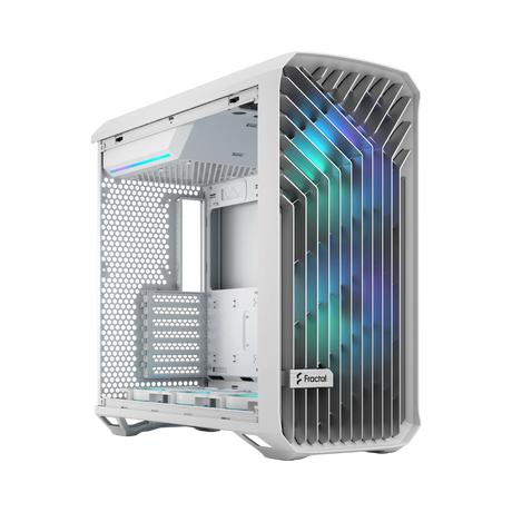Fractal Design Torrent RGB Mid-Tower Case (White, Clear Tempered Glass) — Being Shipped