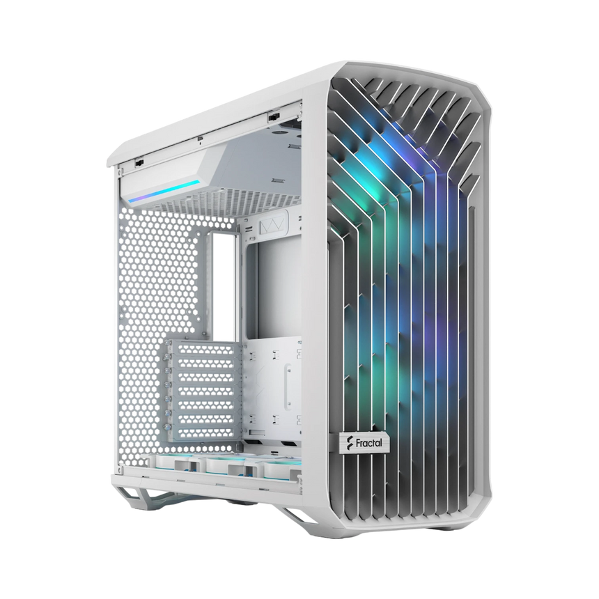 Fractal Design Torrent RGB Mid-Tower Case (White, Clear Tempered Glass) — Being Shipped