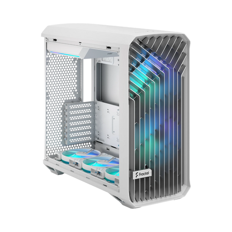 Fractal Design Torrent RGB Mid-Tower Case (White, Clear Tempered Glass) — Being Shipped