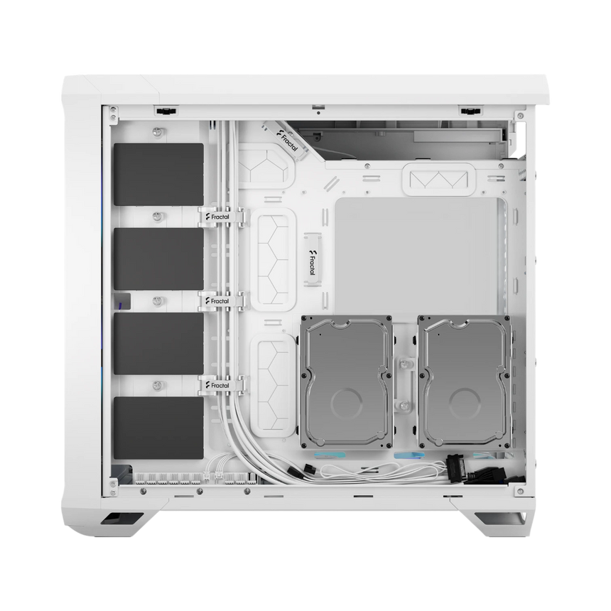 Fractal Design Torrent RGB Mid-Tower Case (White, Clear Tempered Glass) — Being Shipped